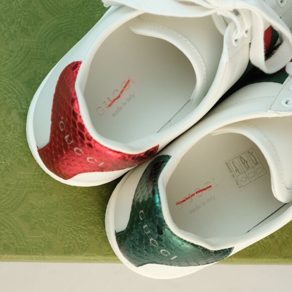 Gucci Ace Bee Sneakers, White, EU 35 - Picture 6 of 9